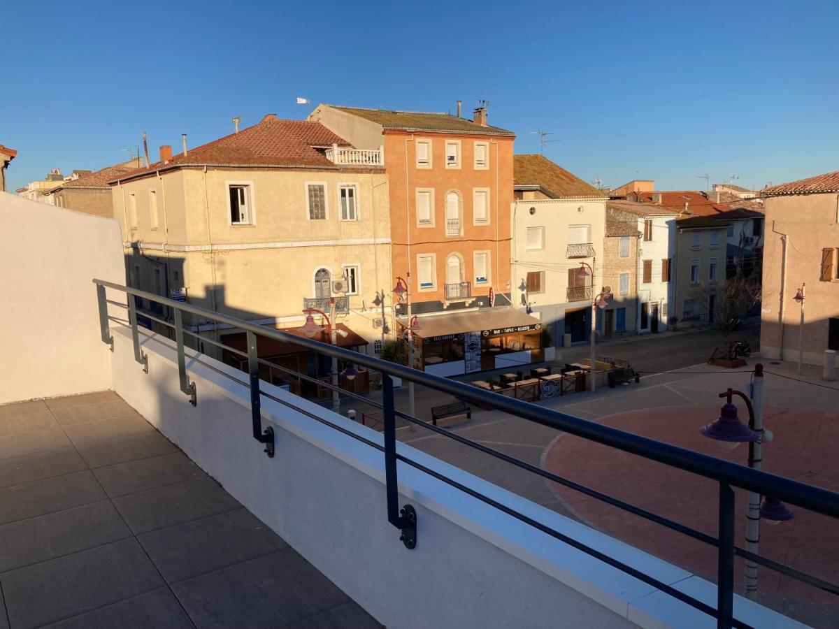 Appartement en centre ville avec roof top Port-la-Nouvelle Extérieur photo